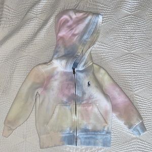 Ralph Lauren girl sweater size 24months (used) stains.
